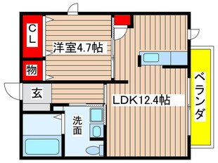 ロイヤルコート水広下の物件間取画像